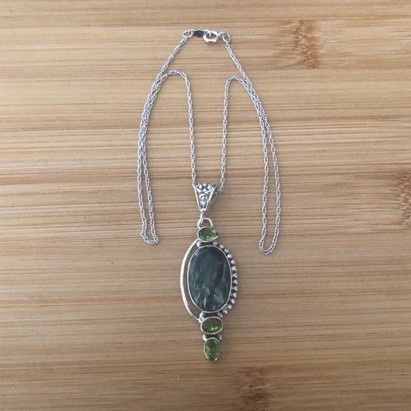 Sterling Sweet Jewelry - $62  Southwest Estate Pendant With Chain  Sterling   Marked Sterling Sweet & 925